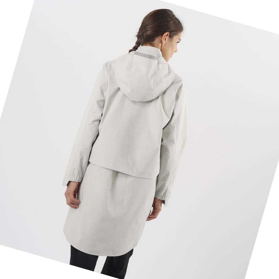 Chaquetas Salomon OUTLIFE WP COMMUTER PARKA W WATERPROOF Mujer Blancos | MX 2495BEX